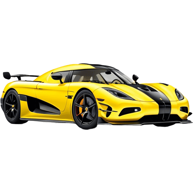 Koenigsegg Agera RS - Koenigsegg (Model Year: 2020) (Iconic colour: Yellow) emoji