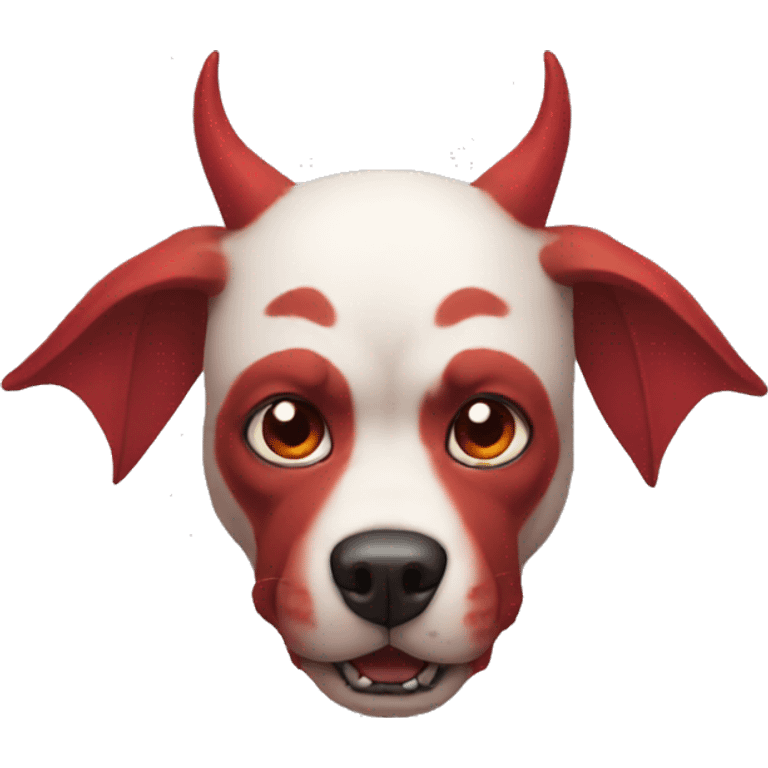 Dog devil emoji