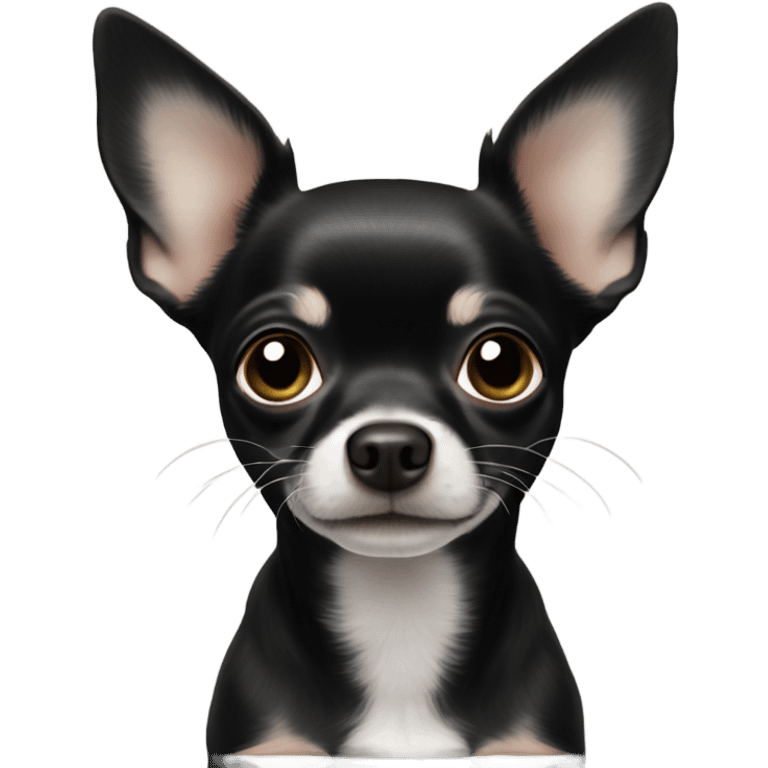 Black Chihuahua ￼ emoji