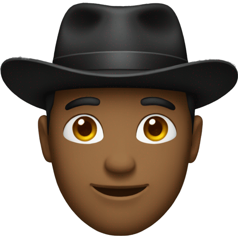 black fedora  emoji