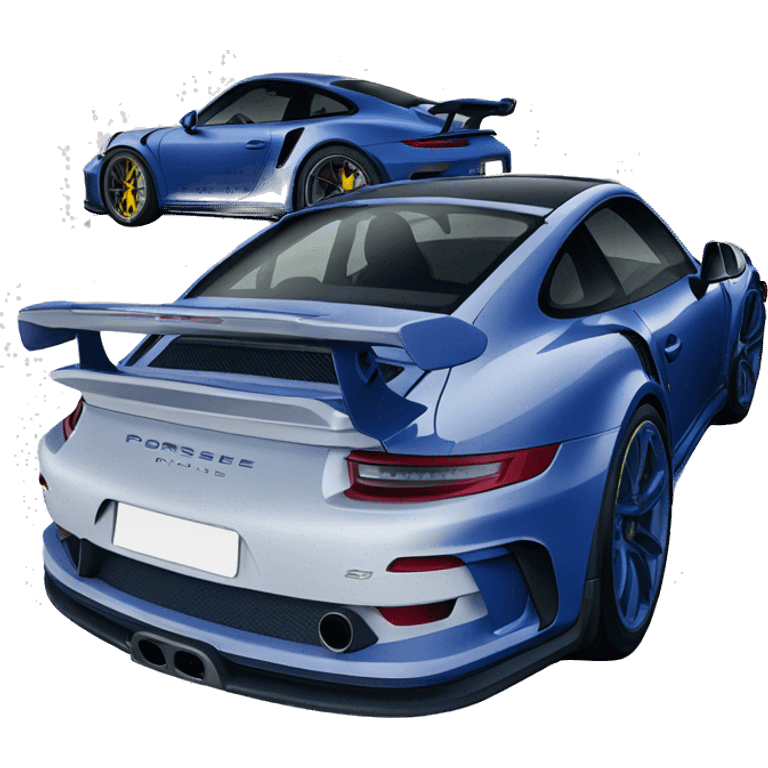 Porsche 911 gt3 rs darkblue emoji