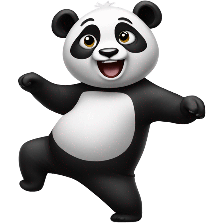 Panda dancing emoji