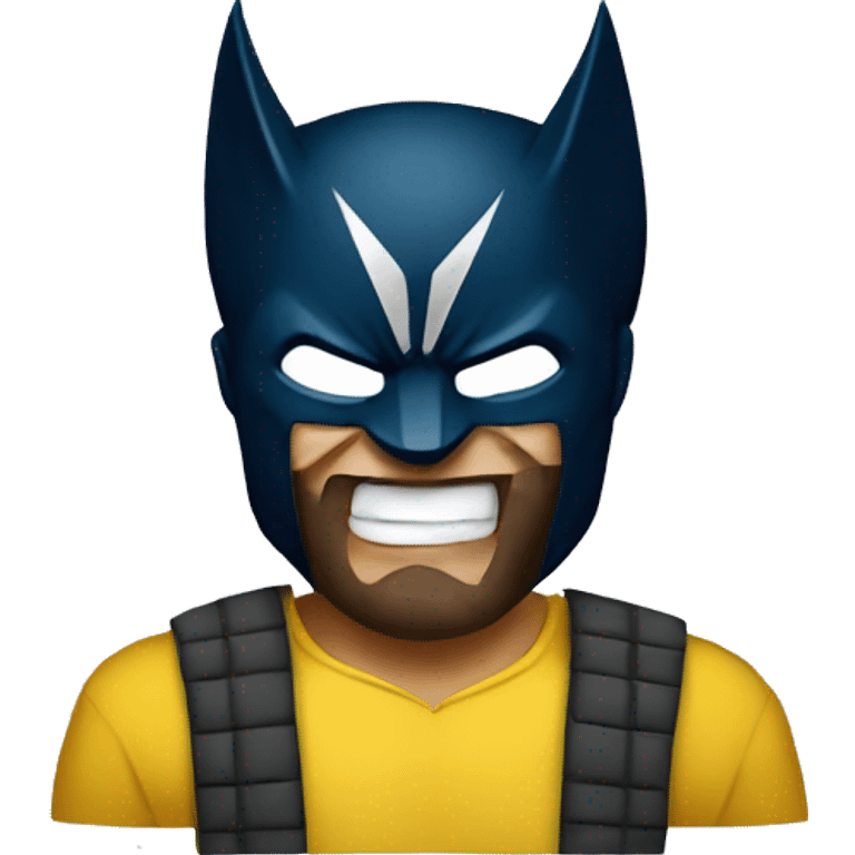 Wolverine wear mask emoji