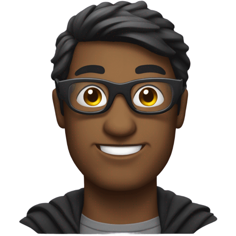 Batman with New Year’s Eve glasses emoji