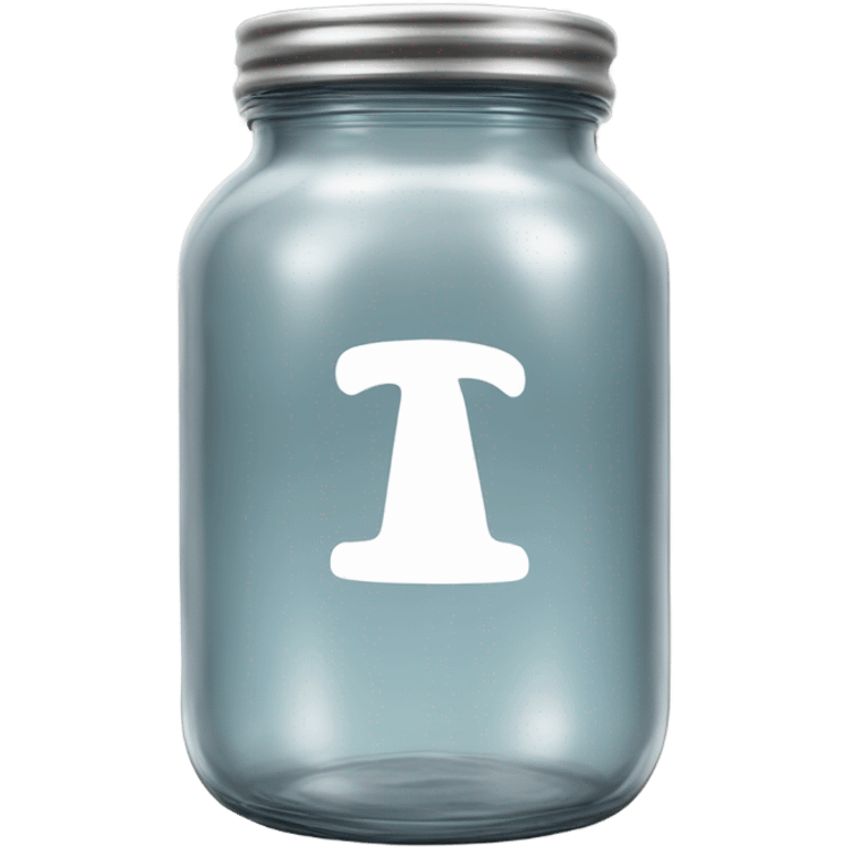 glass jar with pharmacy logo emoji