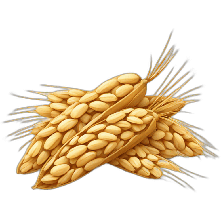 three oats grains emoji