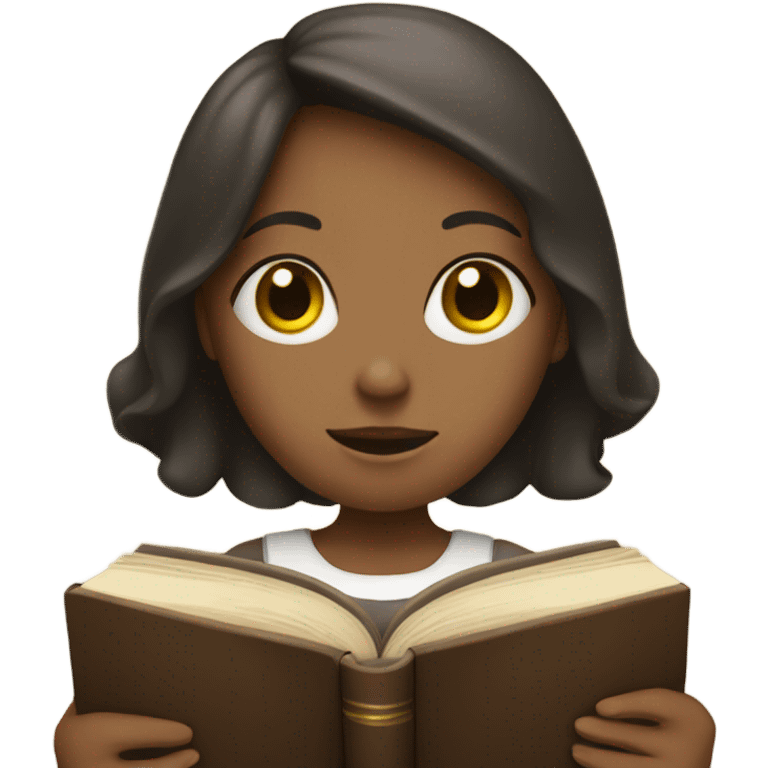 Girl with bibel emoji