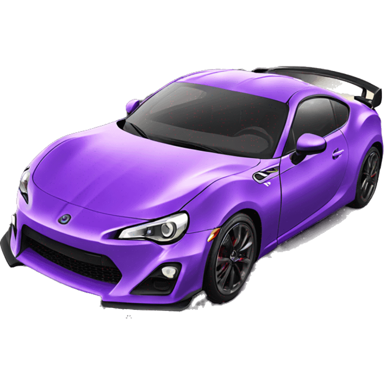 purple gt86 with a spoiler  emoji