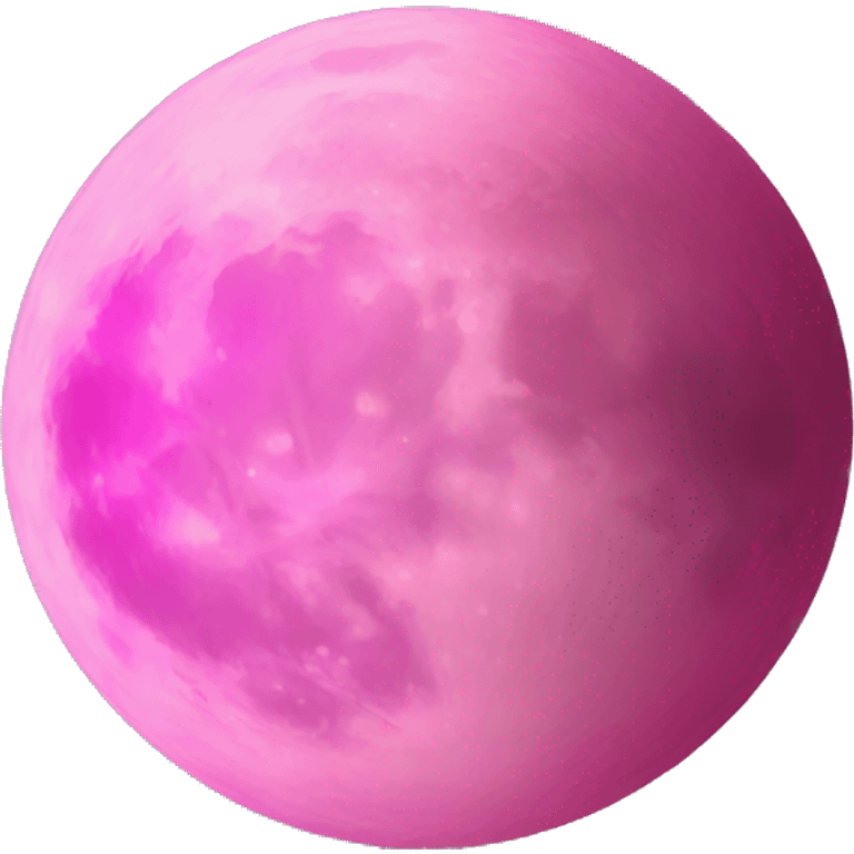 pink moon emoji