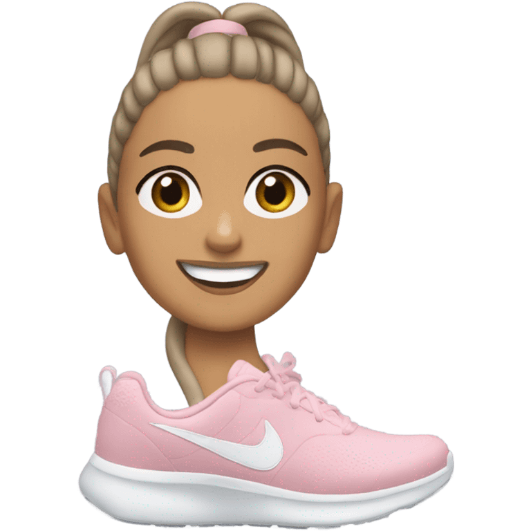 Ariana grande wearing Nikes 27C emoji