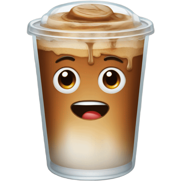 Iced coffee emoji