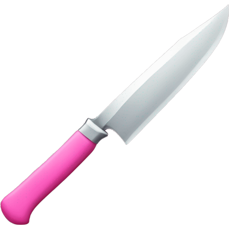 Knife with pink bow emoji