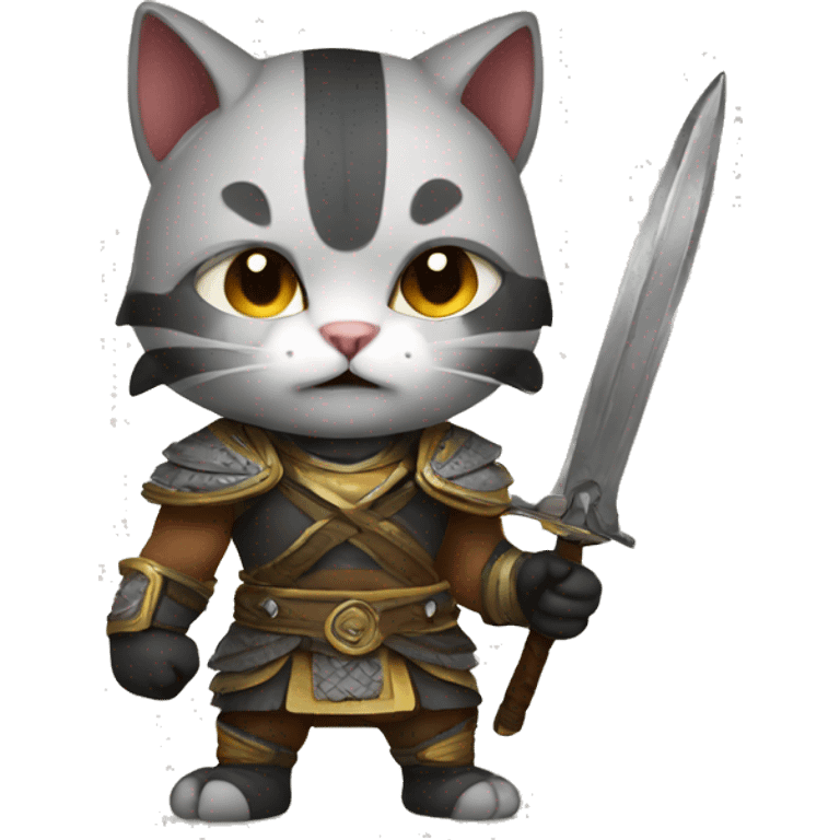 Cat warrior  emoji