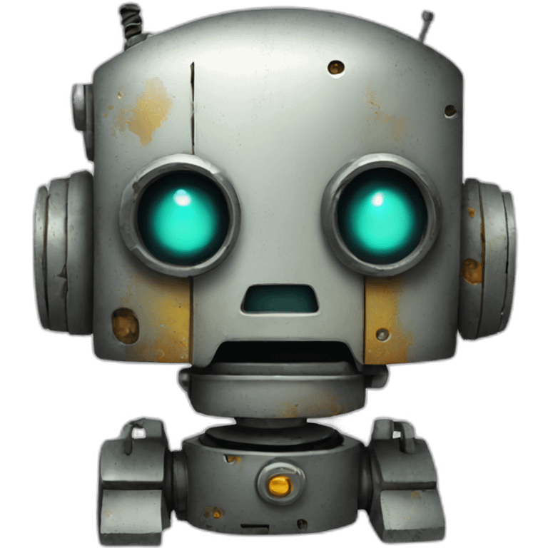 old broken robot emoji