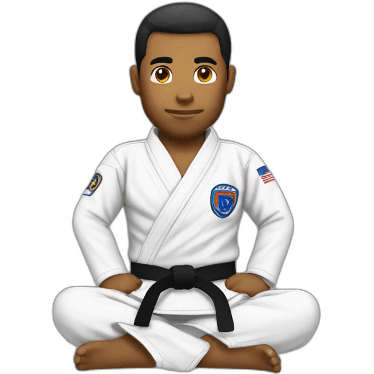 BJJ seated guard  emoji