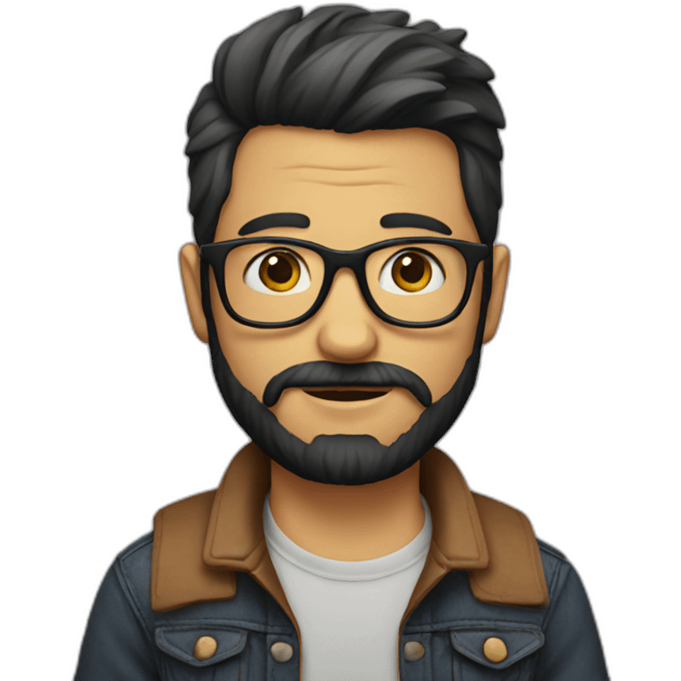 hipster emoji