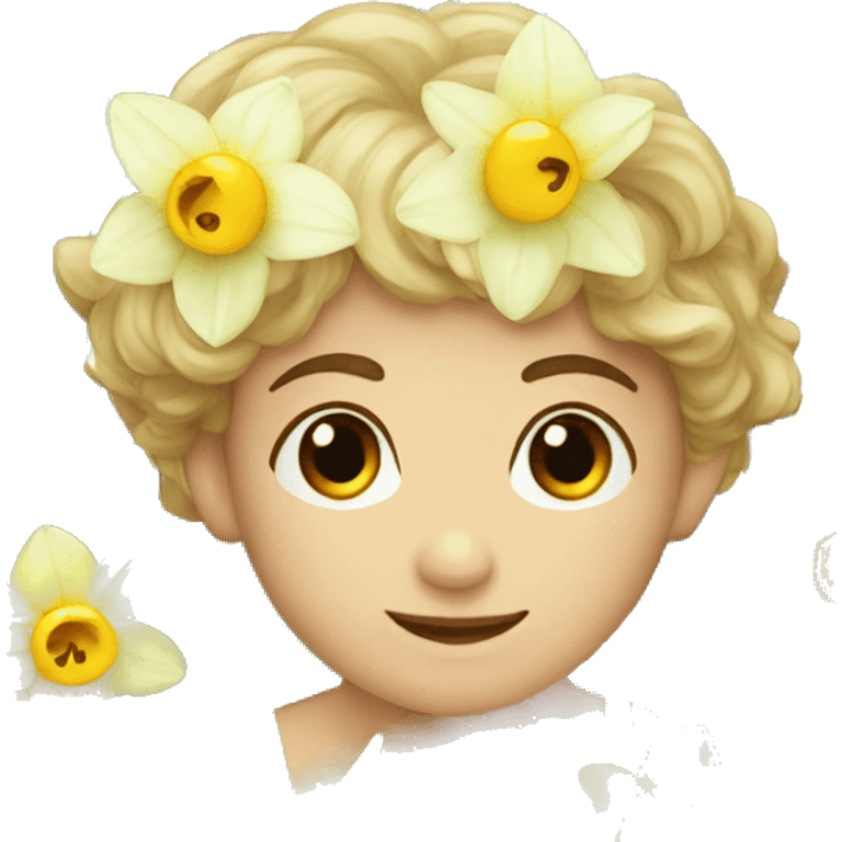 cute narcissus emoji