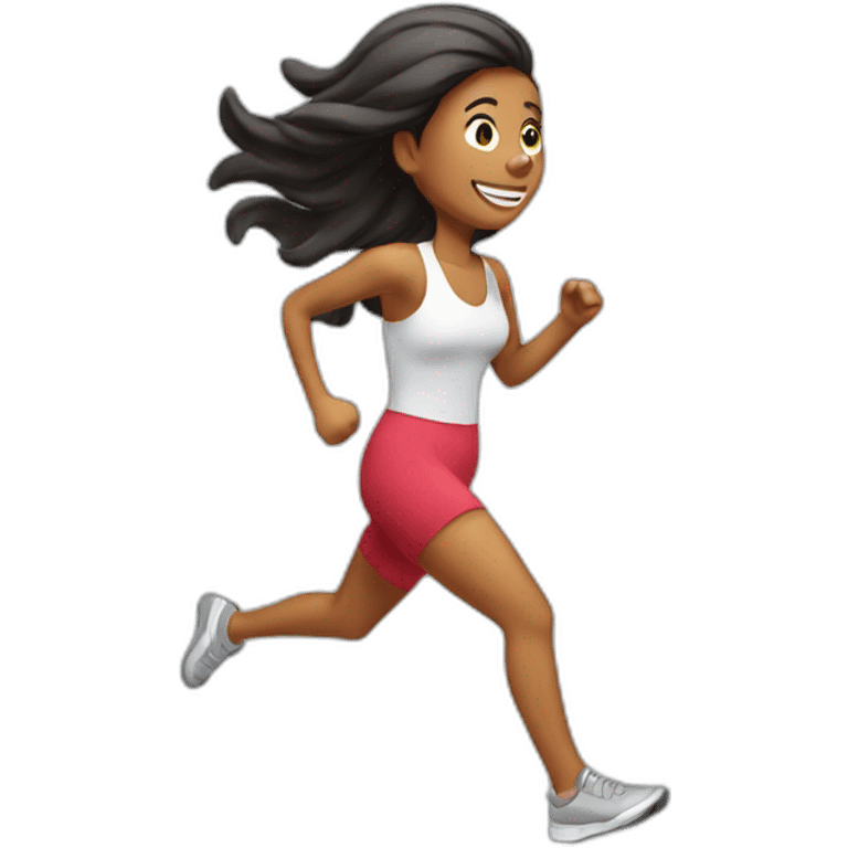 lady running emoji