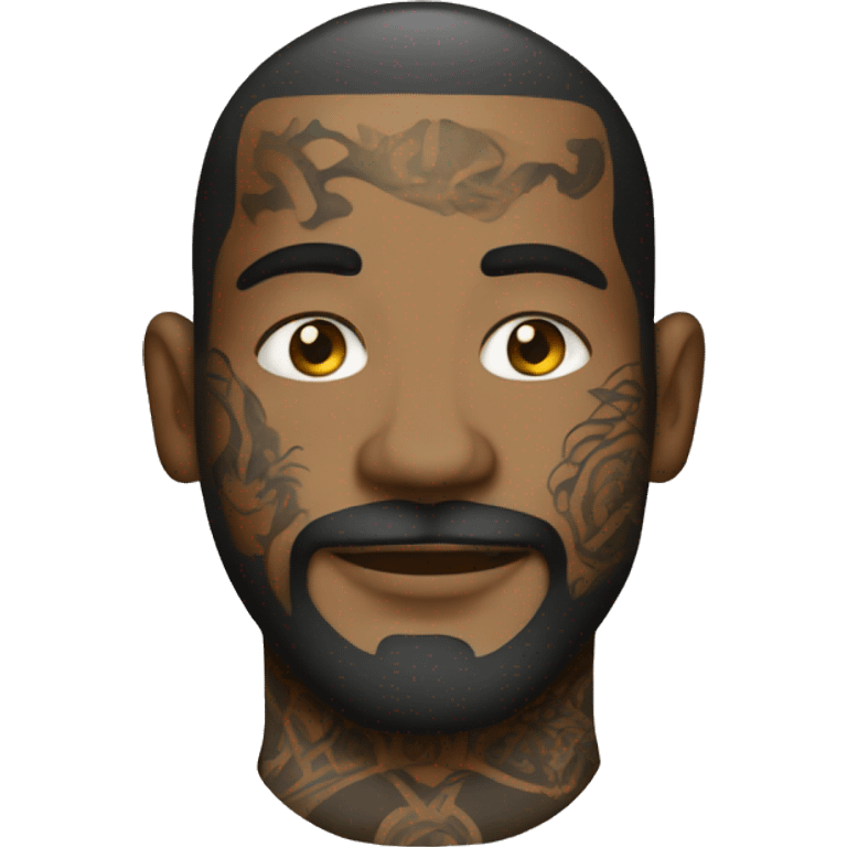 Tattooed man emoji