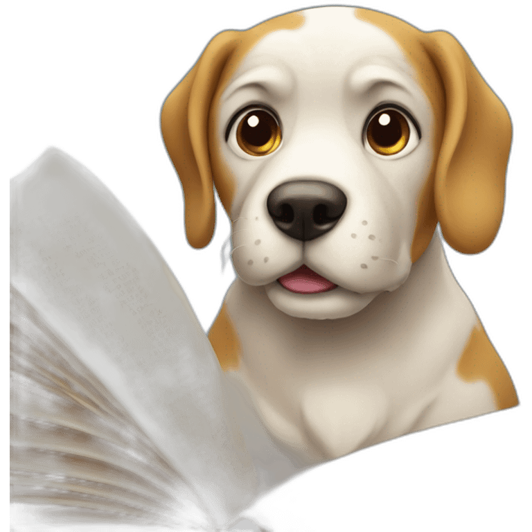 dog with book emoji