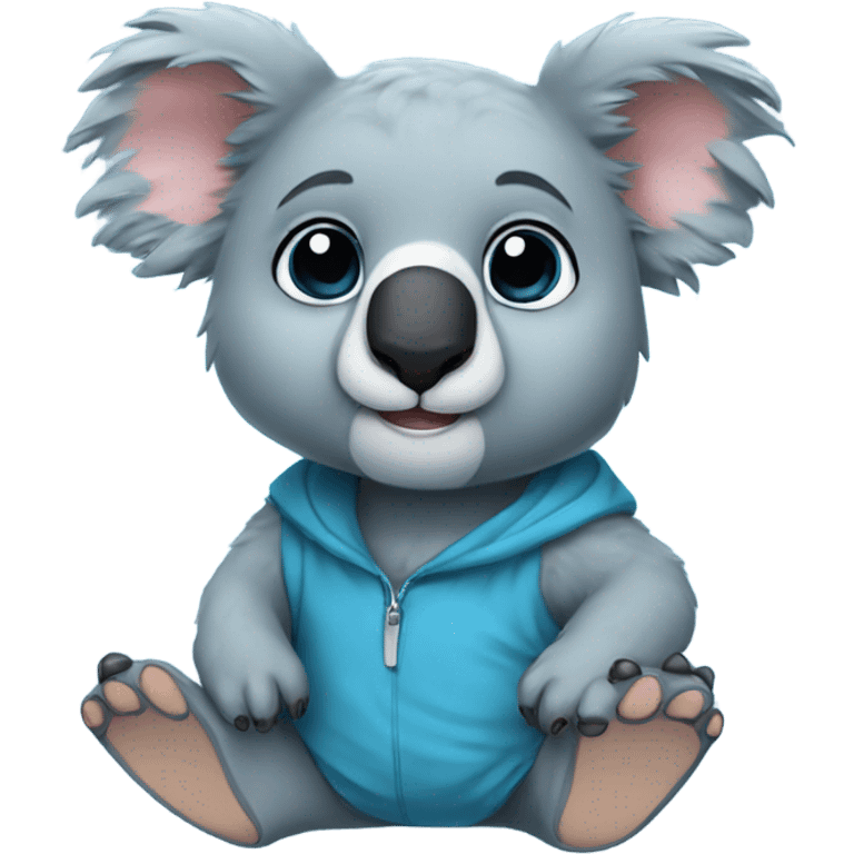 Bf blue koala emoji