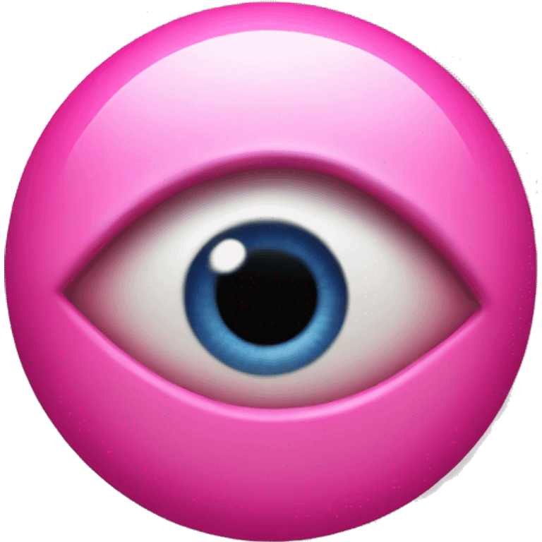 pink evil eye emoji