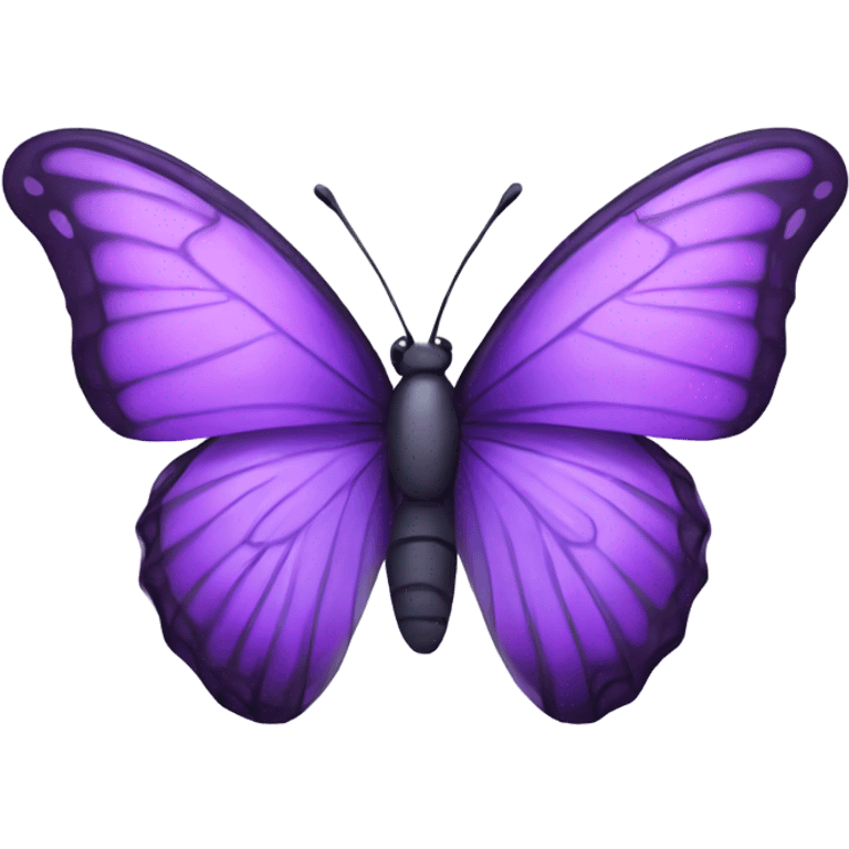 purple butterfly  emoji