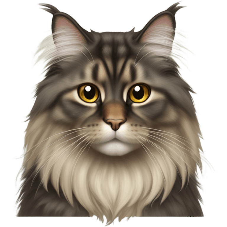 American long hair cat emoji