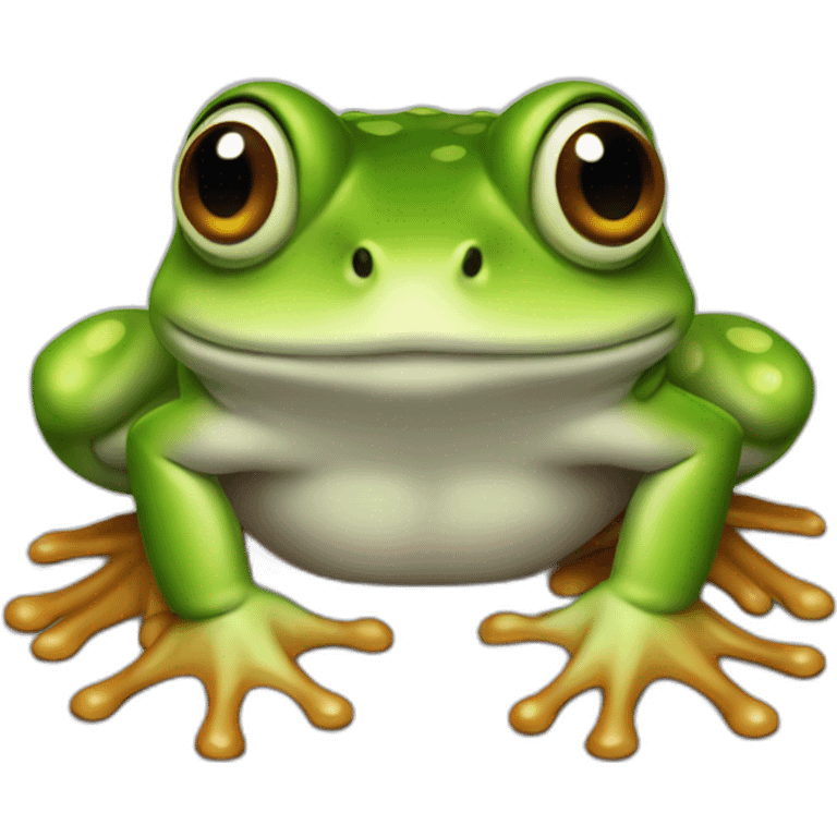 Grenouille rouge emoji