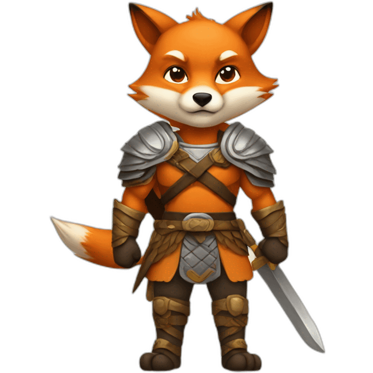 Warrior fox emoji