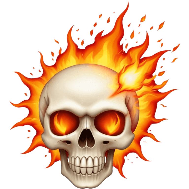 Exploding skull emoji