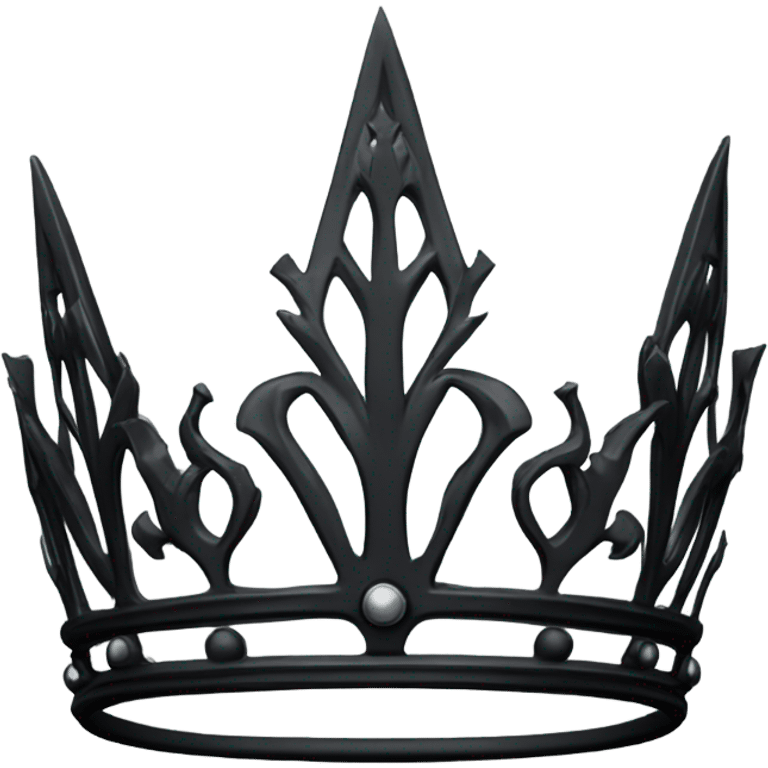 Black crown emoji