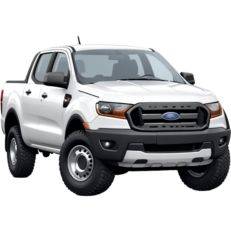 Ford Ranger - Ford (Model Year: 2024) (Iconic colour: White) emoji