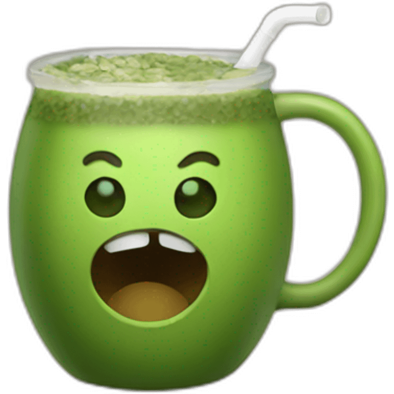 drinking yerba mate emoji