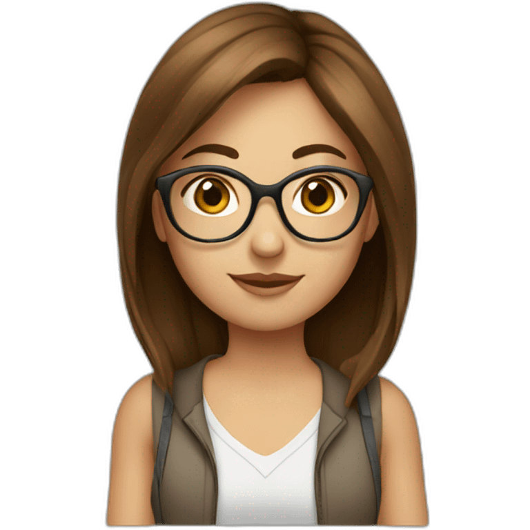 girl-with-brown-hair-and-very-round-glasses emoji