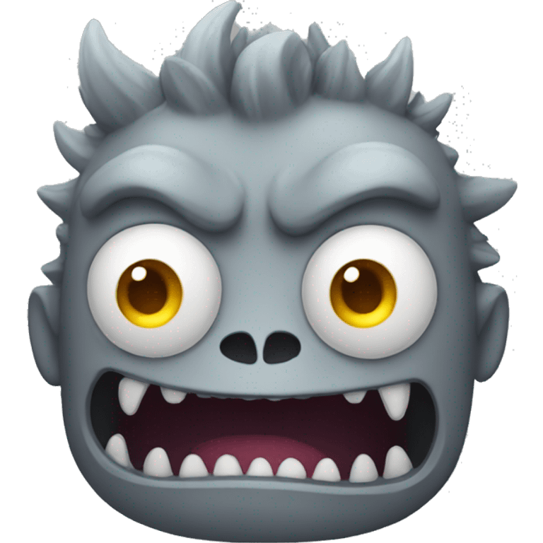 gray monster emoji