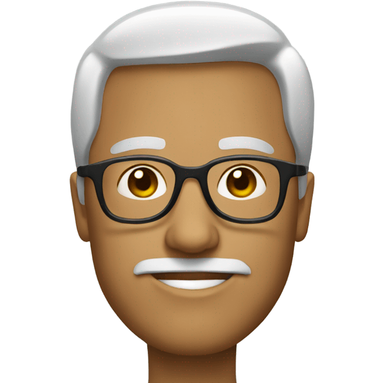 a man in glasses emoji