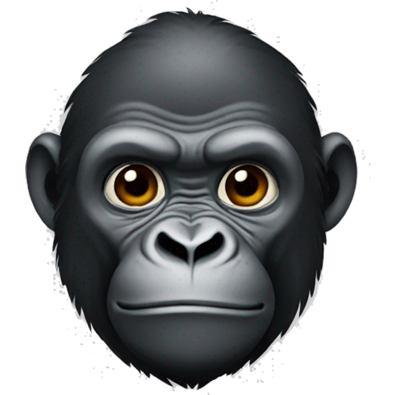 Familiar gorilla emoji