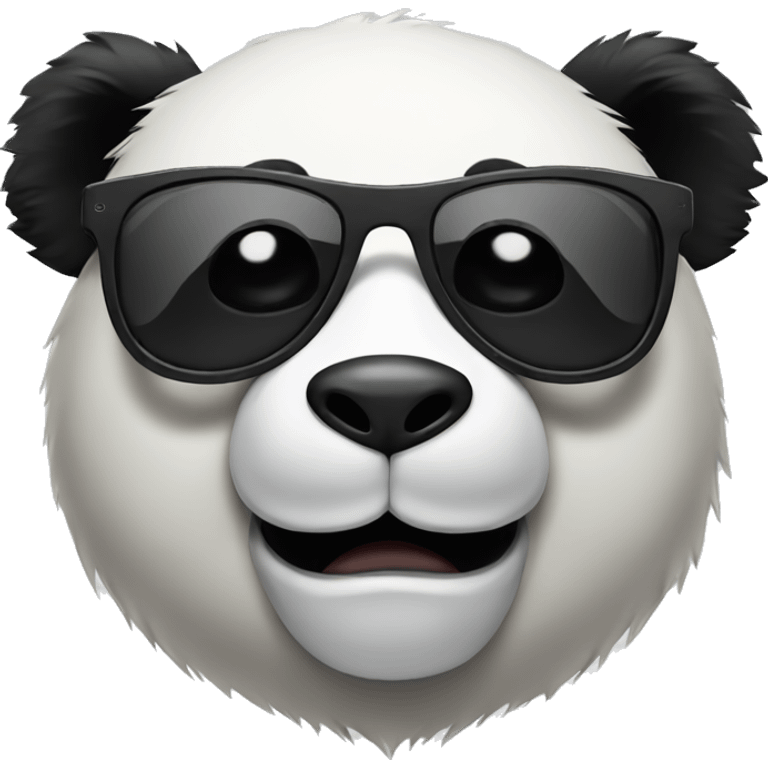 Panda with sunglasses emoji