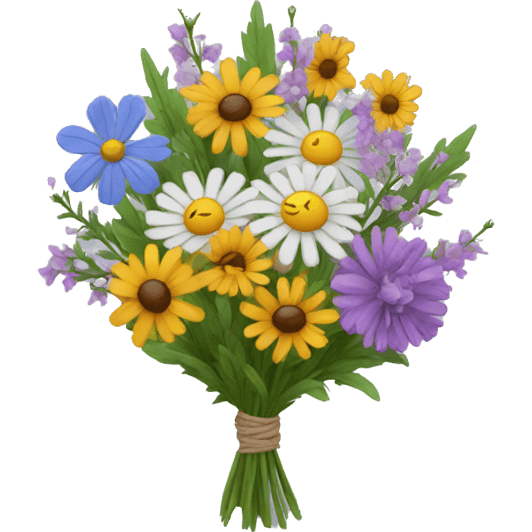 bouquet of wildflowers  emoji