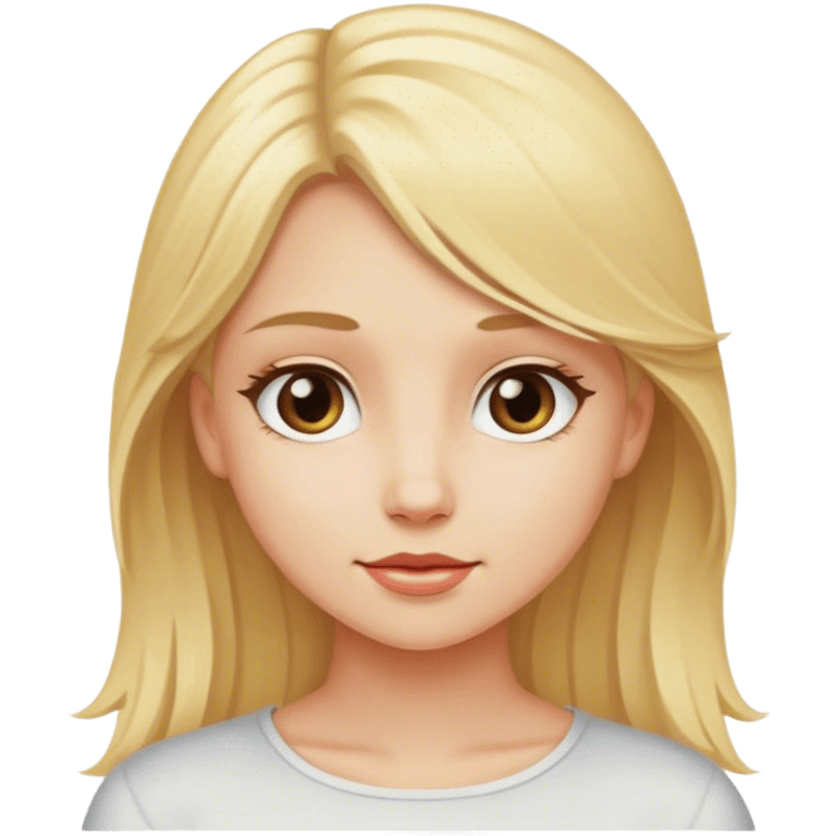 Blondy girl emoji