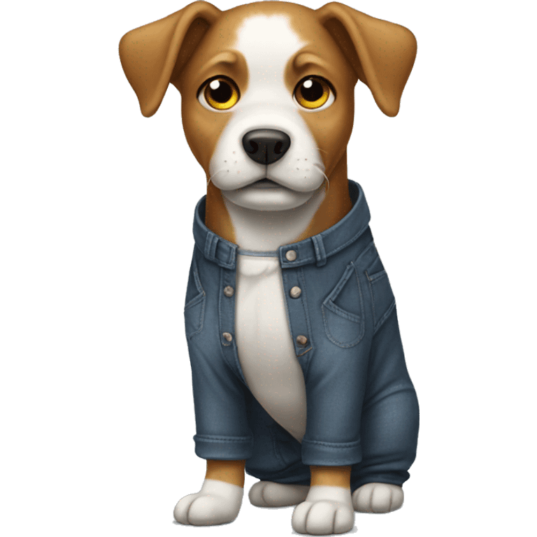 dog wearing pants  emoji