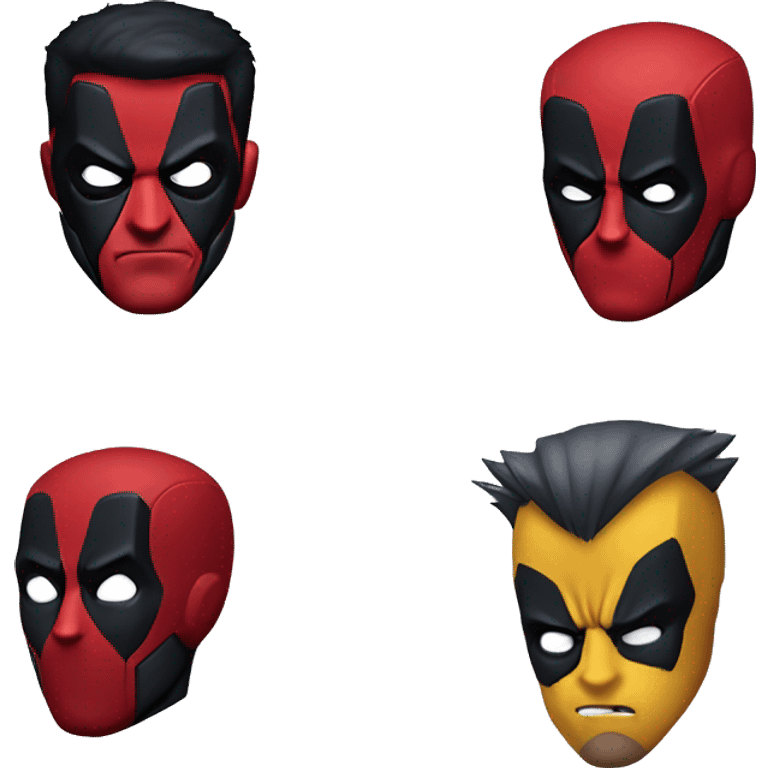 Deadpool wolverine emoji