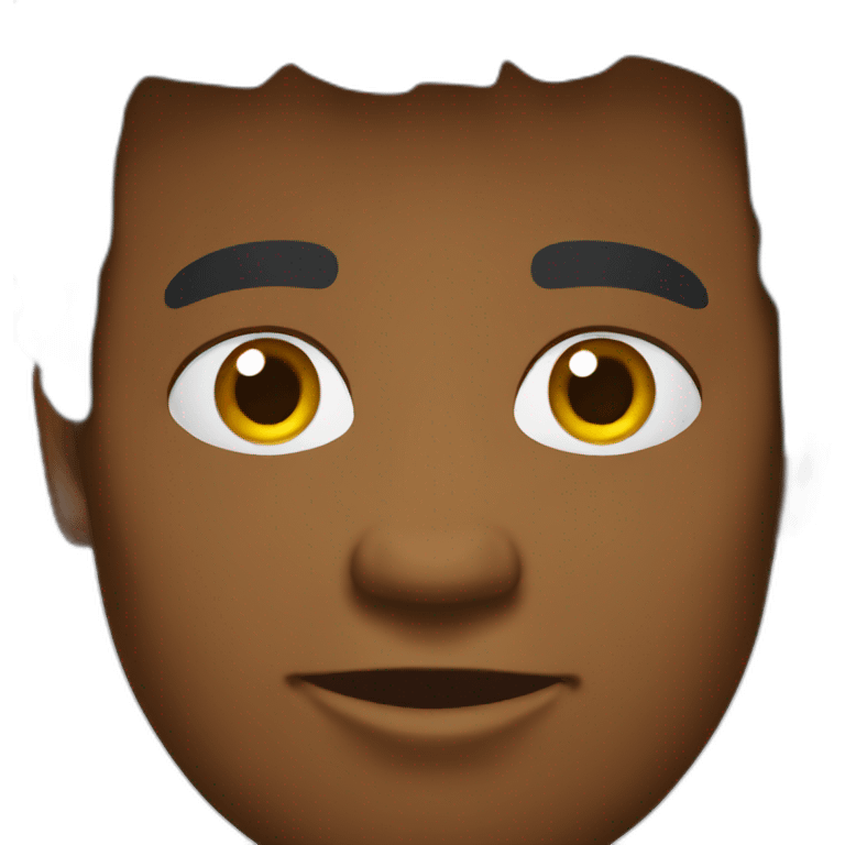 black donald trump emoji