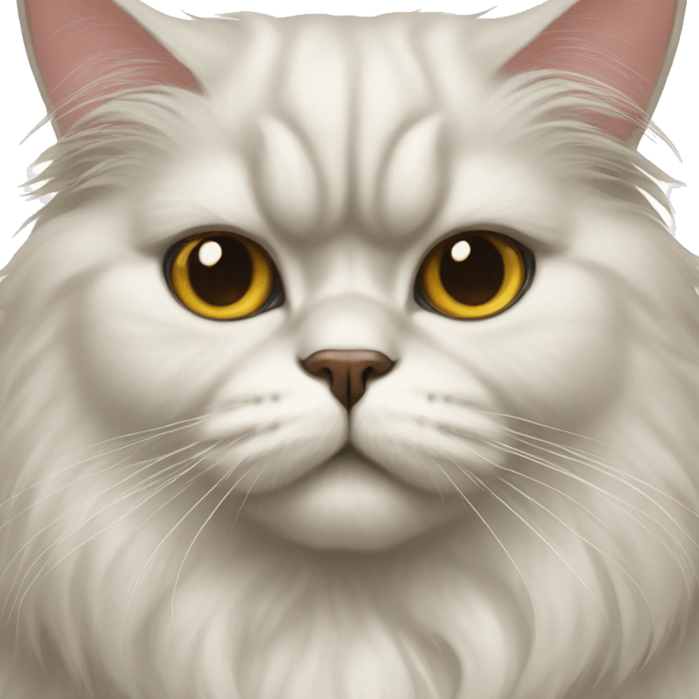 Persian cat portrait emoji