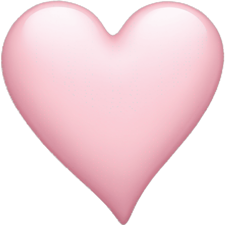 Light pink heart emoji