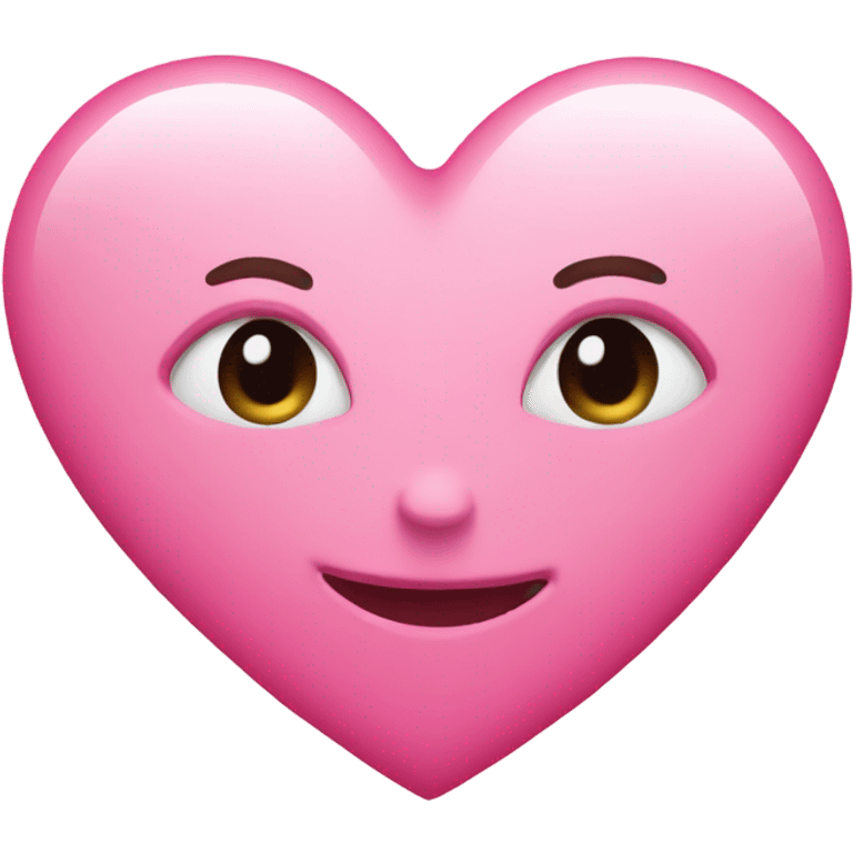 Pink heart  emoji