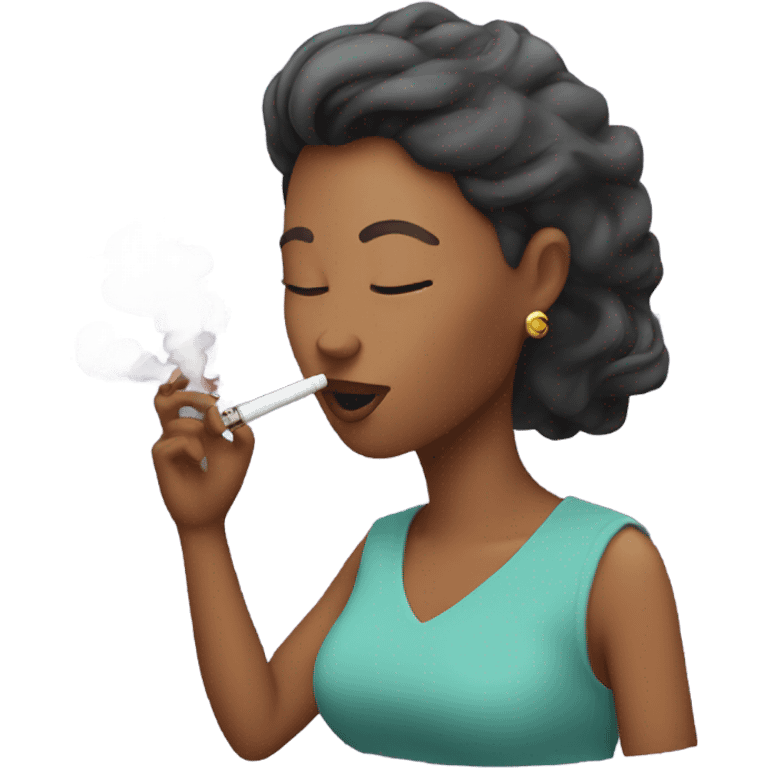 Woman vaping  emoji