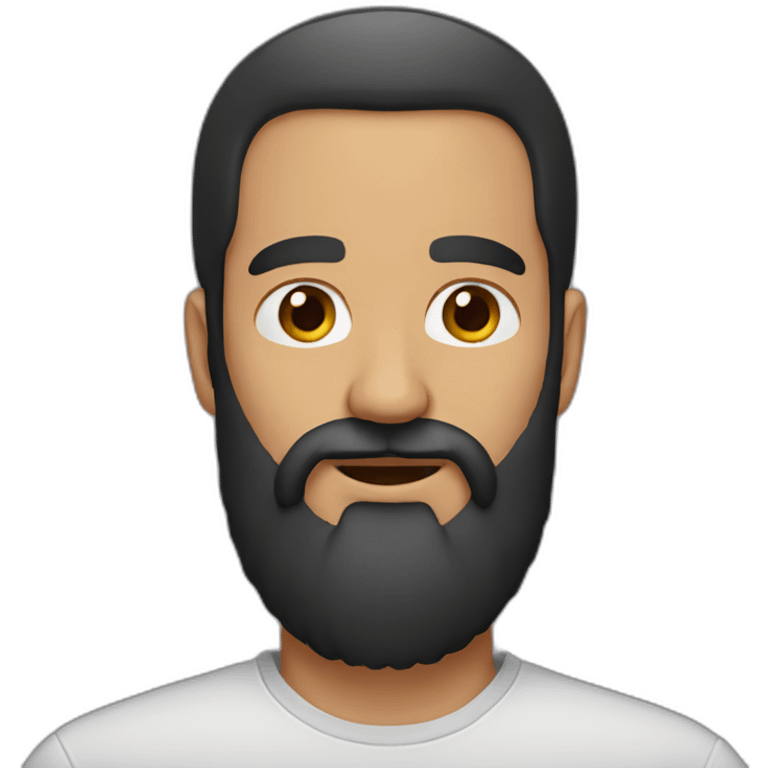 man-long-black-beard emoji