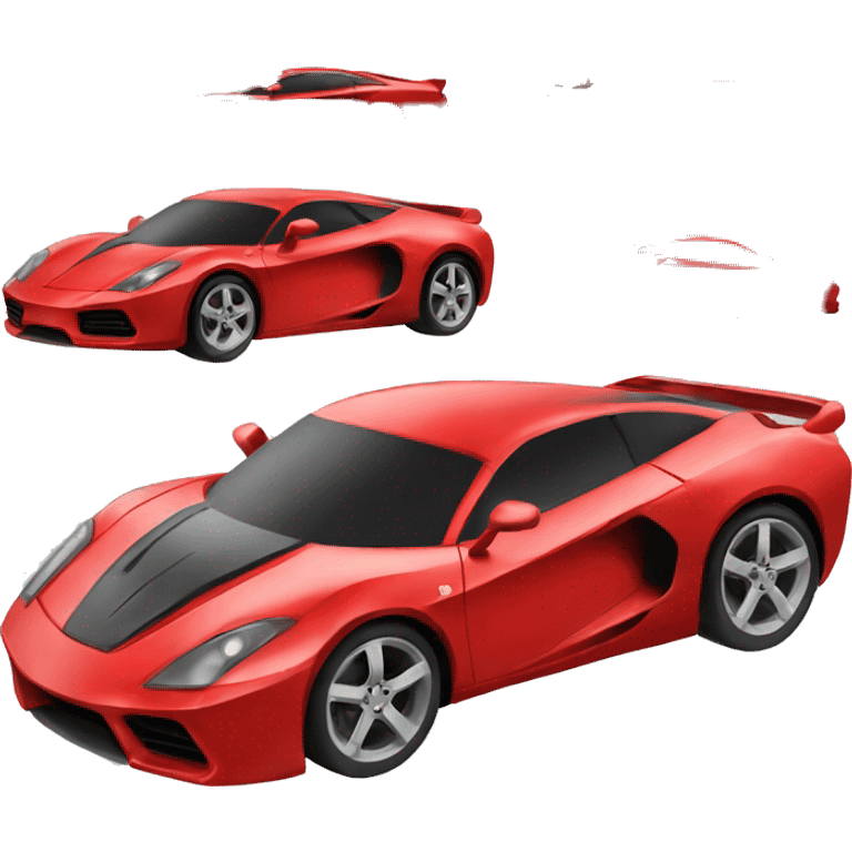 red super car emoji